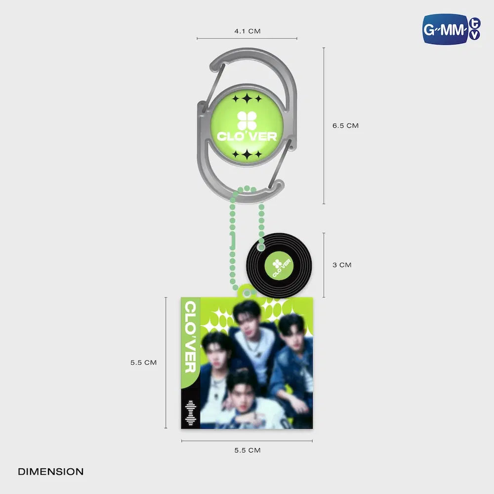 CLO’VER CARABINER KEYCHAIN | RISER CONCERT : THE FIRST RISE