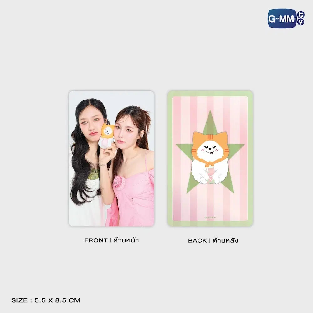 MUVMUV FLUFFY CARD HOLDER WITH MILKLOVE PHOTOCARD| FANDAY IN BANGKOK 2024